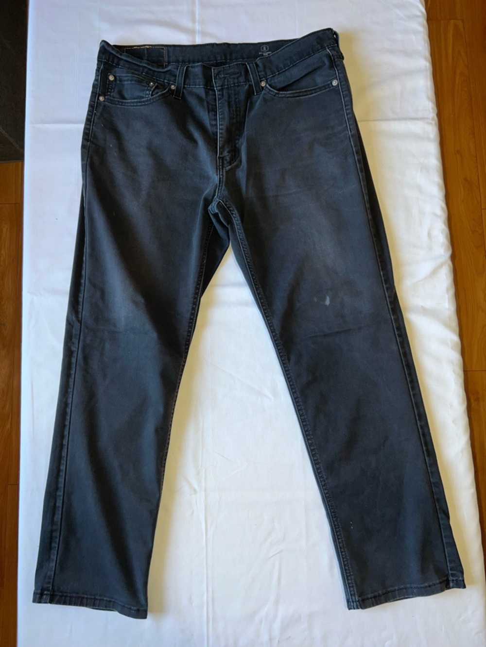 Levis 541 33x30 Faded Black Athletic Jeans